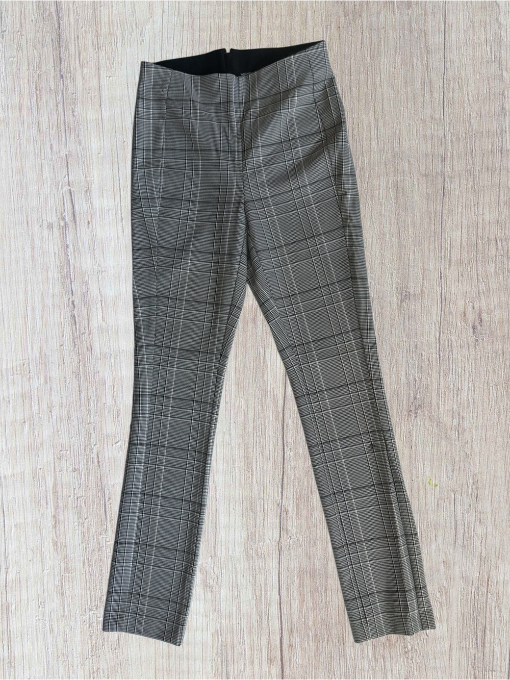 rag & bone Gray Plaid Slim Trousers